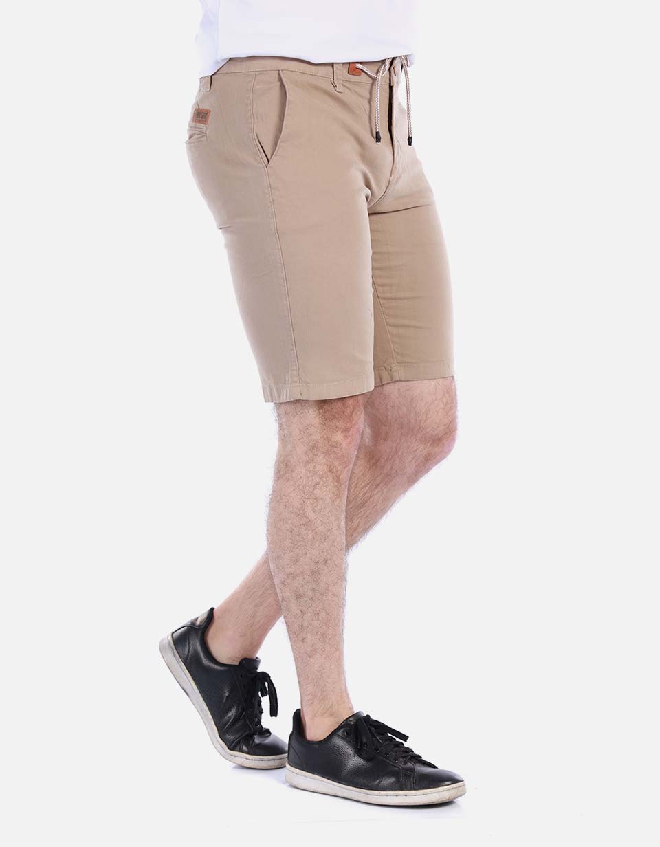 Bermuda en drill para hombre