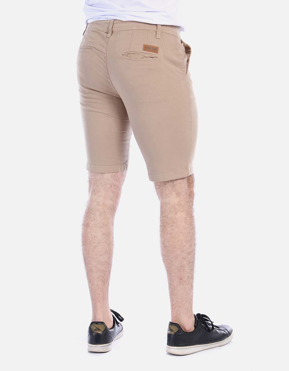 Bermuda en drill para hombre