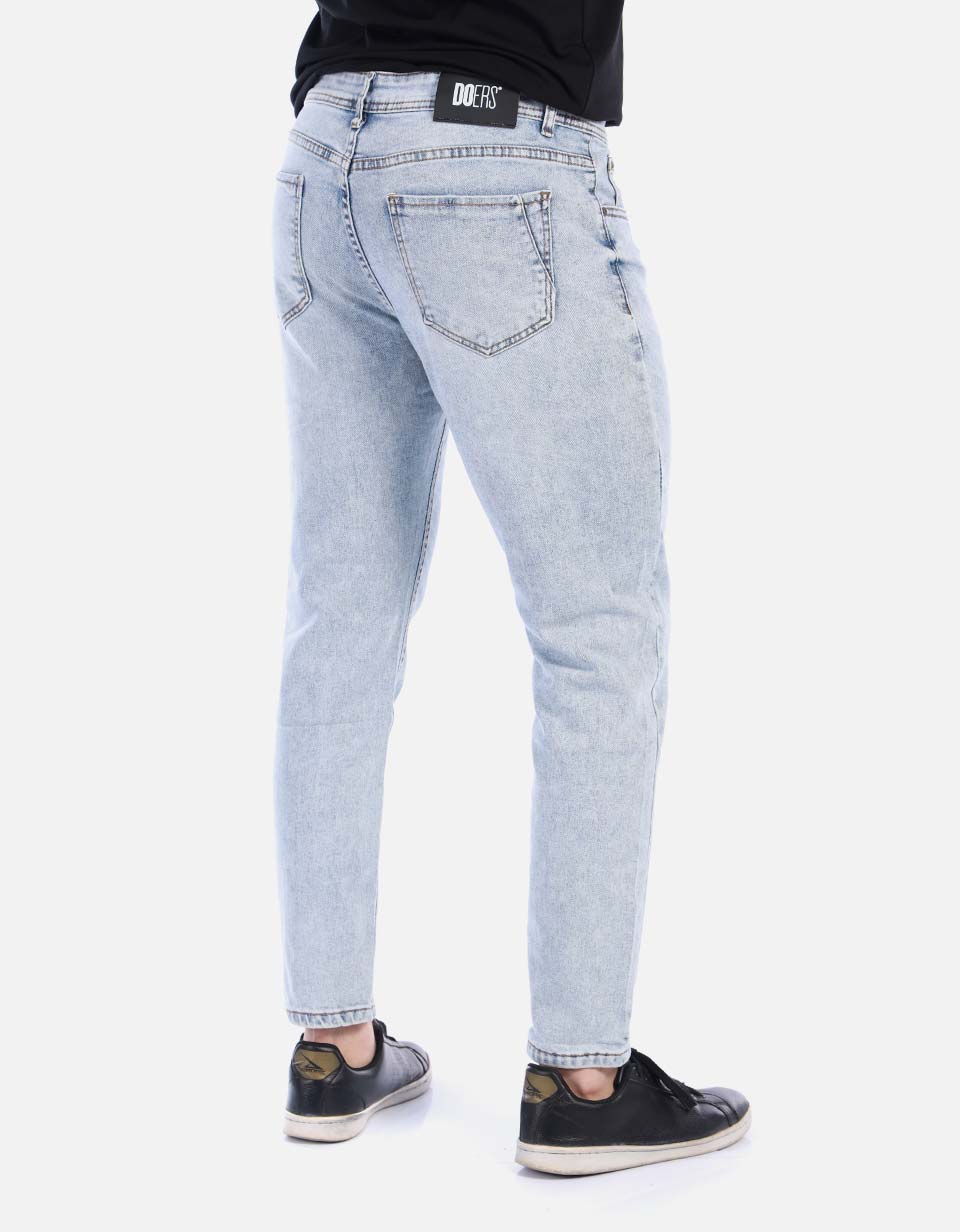 Jean para hombre regular fit claro