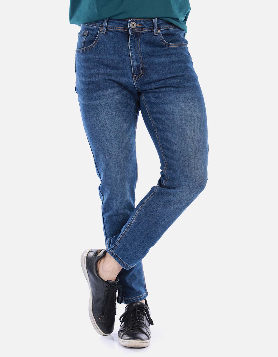 Jean para hombre regular fit azul