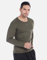 Camiseta Deportiva Manga Larga Slim Fit