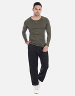 Camiseta Deportiva Manga Larga Slim Fit