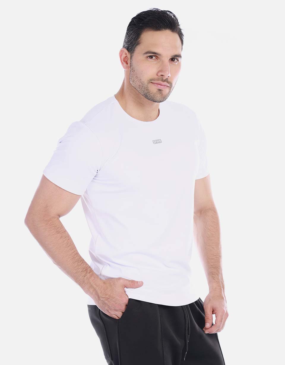 Camiseta Básica Hombre Blanca