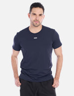 Camiseta Básica Hombre Azul