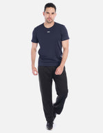 Camiseta Básica Hombre Azul