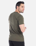 Camiseta Básica Hombre Verde