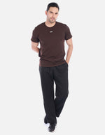 Camiseta Básica Hombre Café