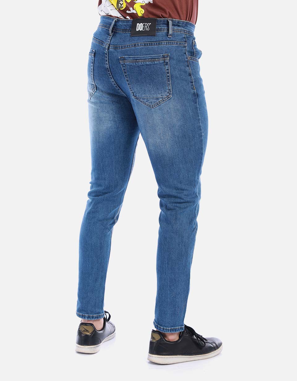 Jean para hombre regular fit con desgastes
