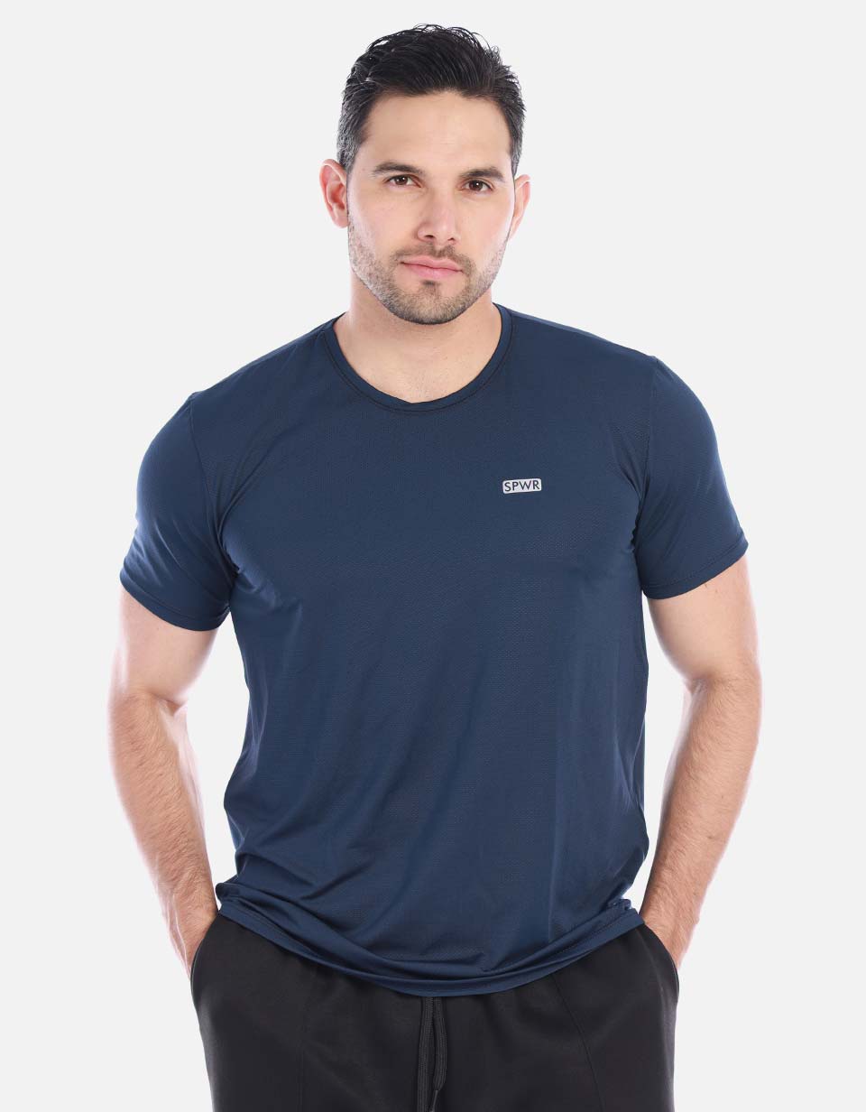 Camiseta Deportiva Tipo Malla Hombre
