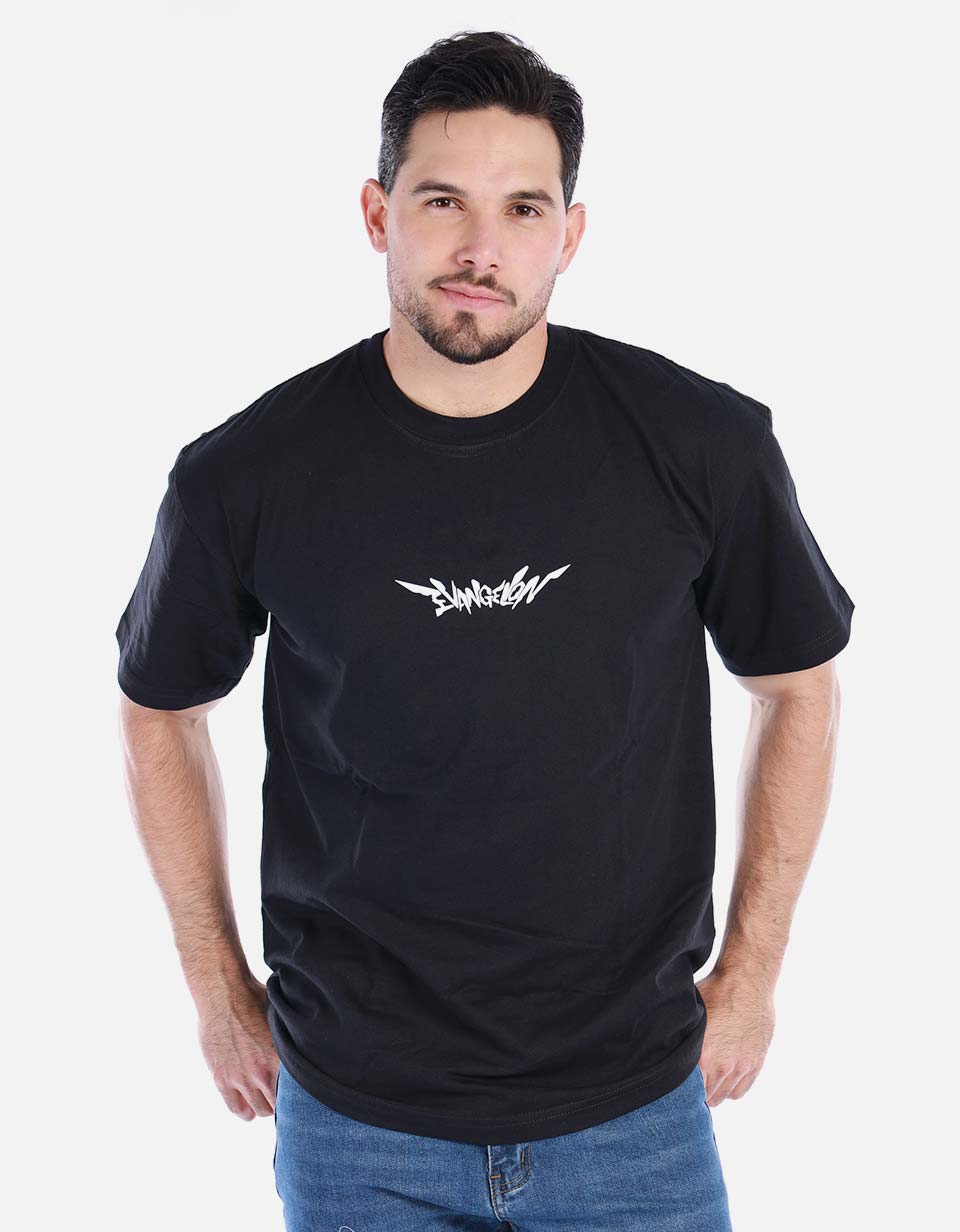 Camiseta para hombre unicolor con estampado