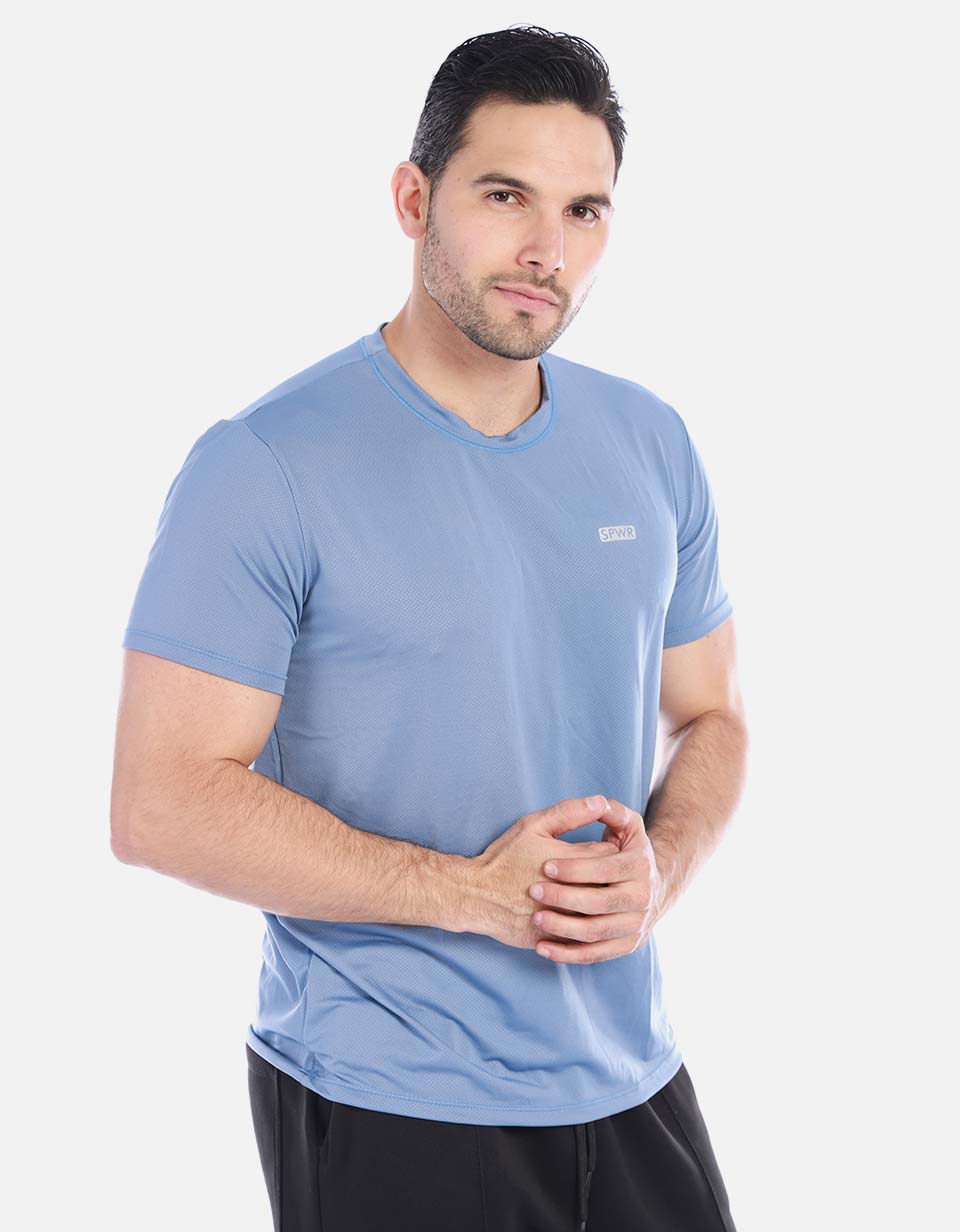 Camiseta Deportiva Tipo Malla Hombre