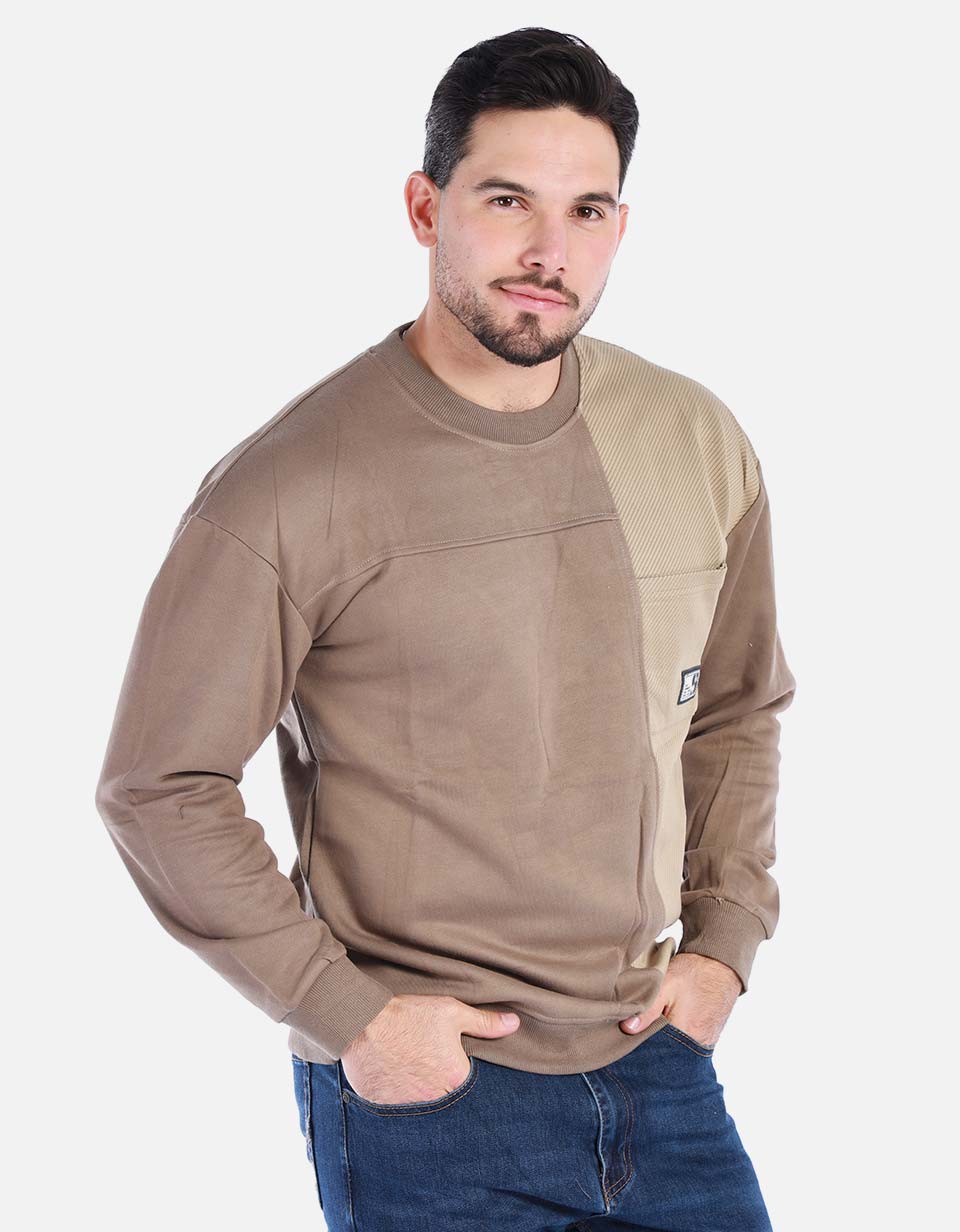 Buzo para hombre bicolor