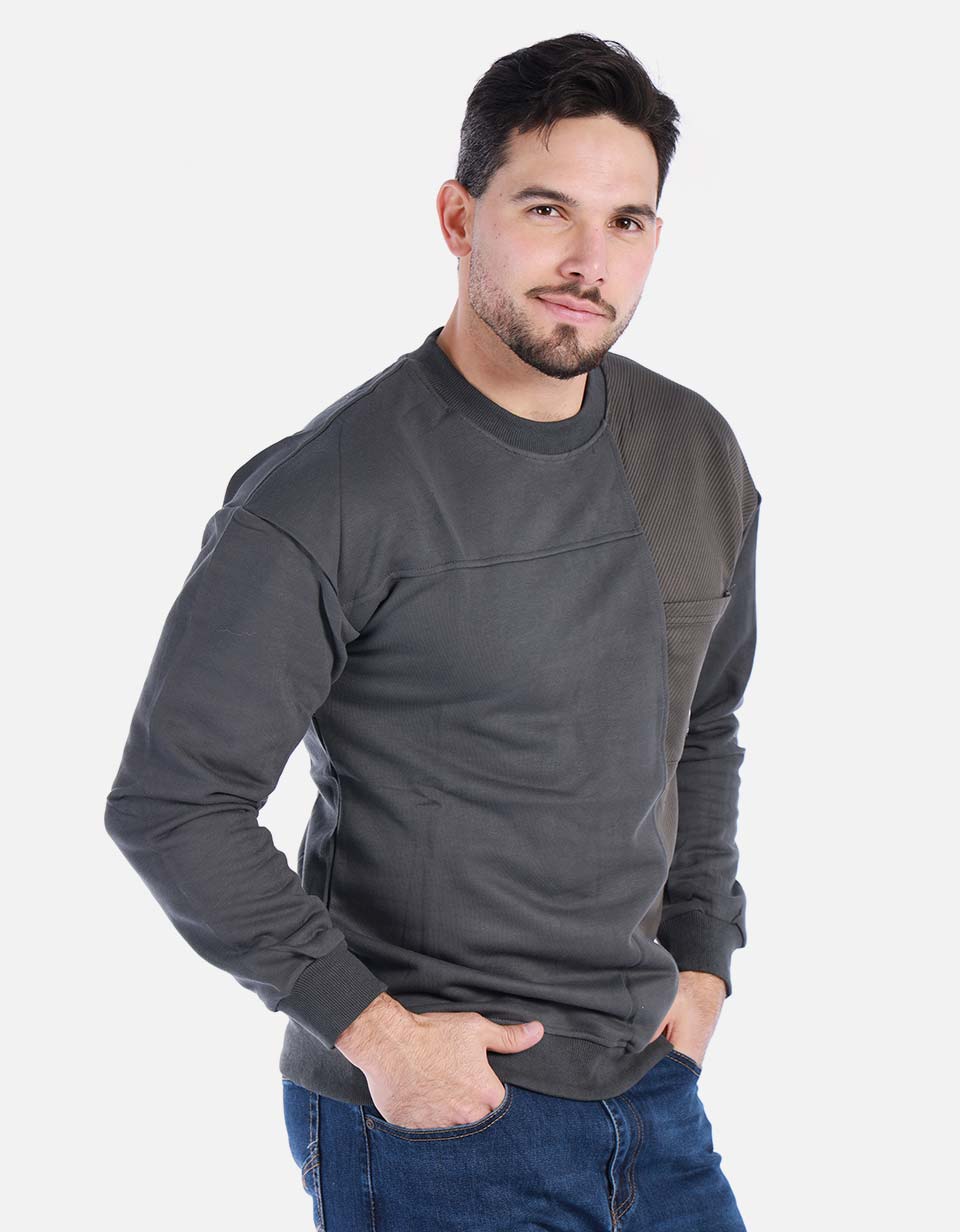 Buzo para hombre bicolor
