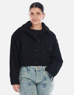 Chaqueta Diosa con Cuello Ovejero