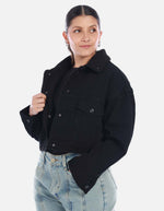 Chaqueta Diosa con Cuello Ovejero