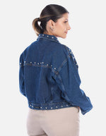 Chaqueta Denim Diosa con Taches