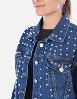 Chaqueta Denim Diosa con Taches