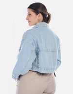 Chaqueta Denim Diosa con Taches