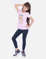 Conjunto De Leggins Y Camiseta Para Niña Para Niña