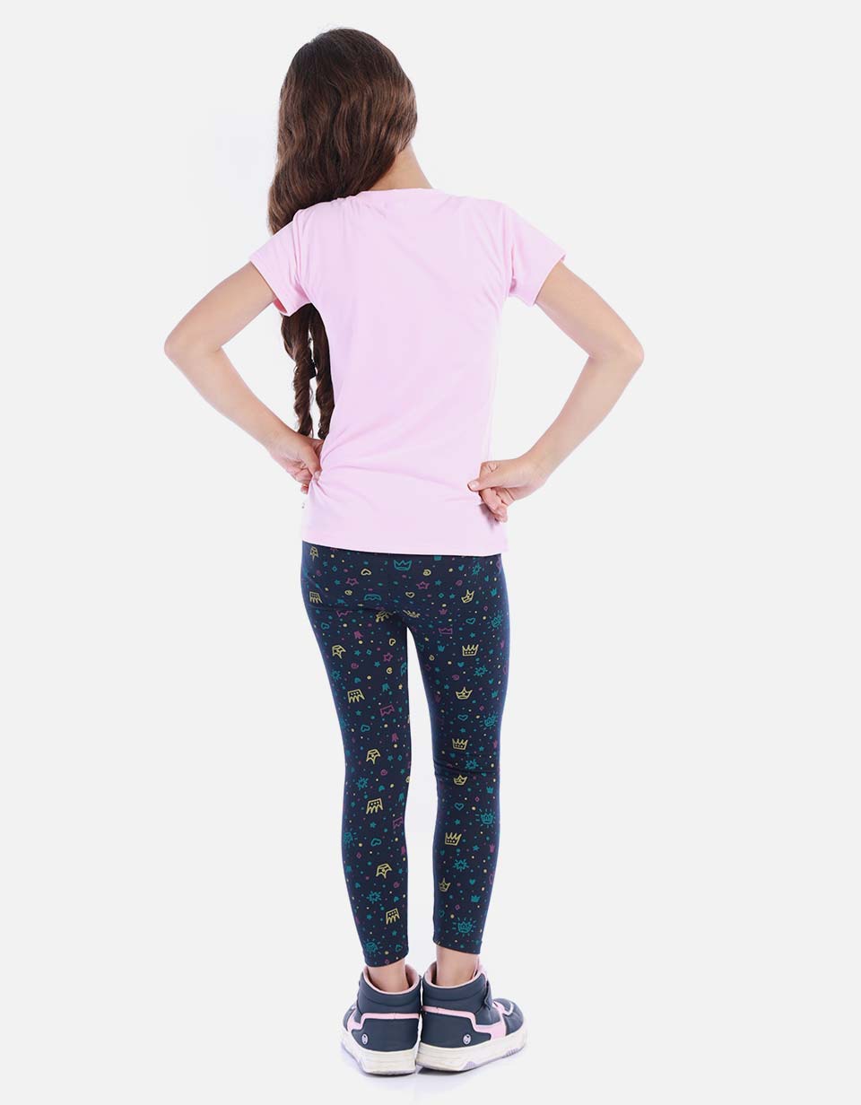 Conjunto De Leggins Y Camiseta Para Niña Para Niña