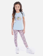 Conjunto De Leggins Y Camiseta Para Niña Para Niña