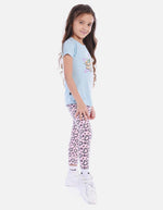 Conjunto De Leggins Y Camiseta Para Niña Para Niña