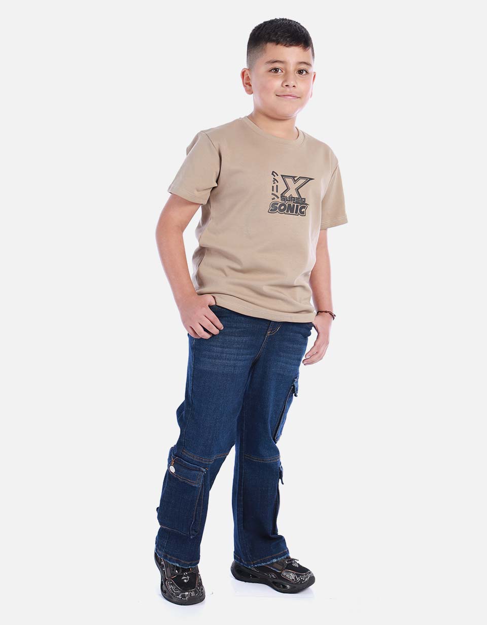 Camiseta para niño estampada conejo