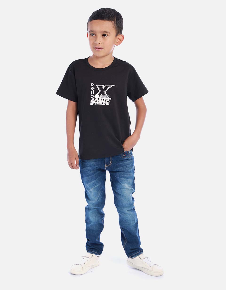 Camiseta para niño estampada conejo