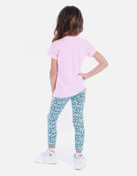 Conjunto De Leggins Y Camiseta Para Niña Para Niña