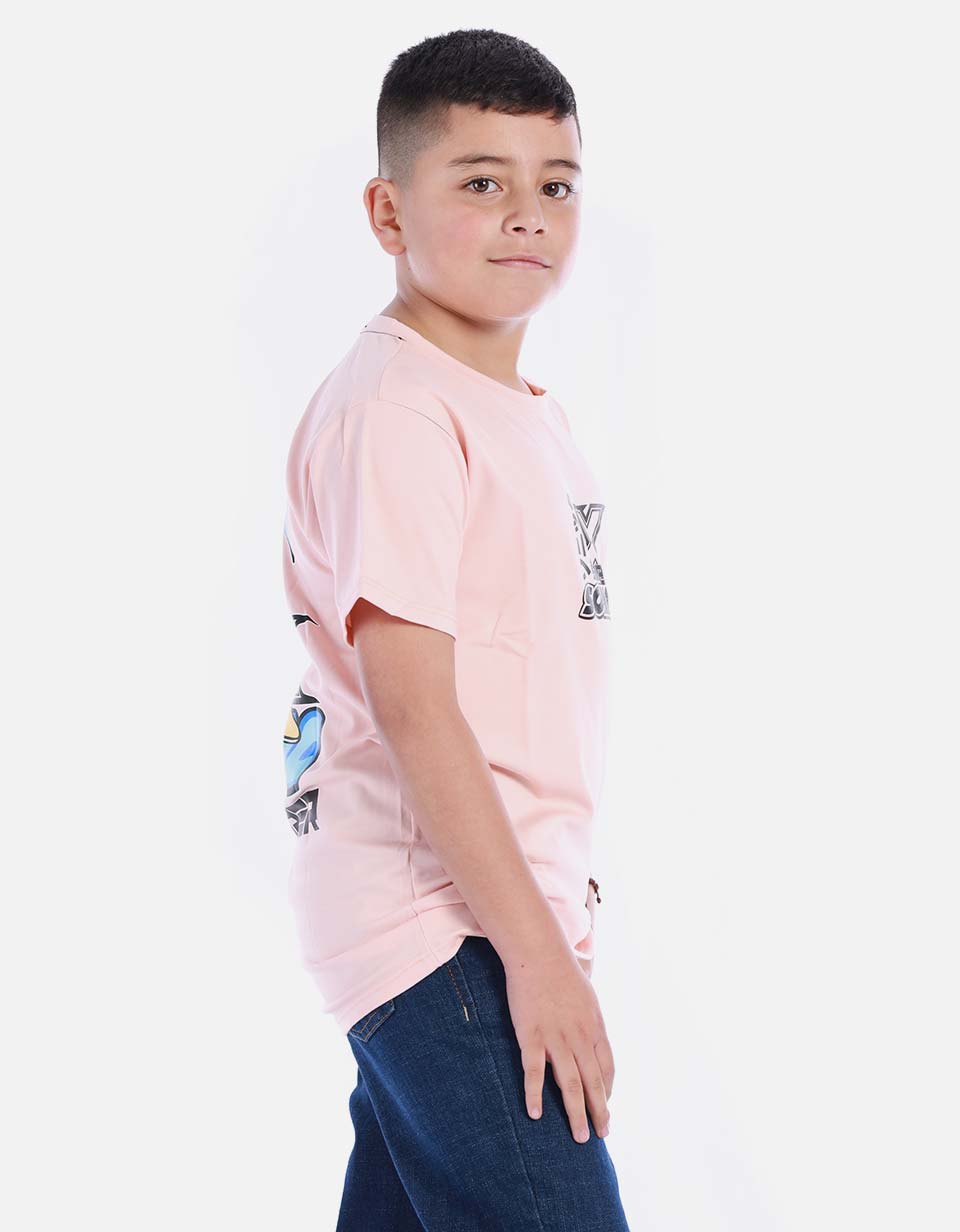 Camiseta para niño estampada conejo