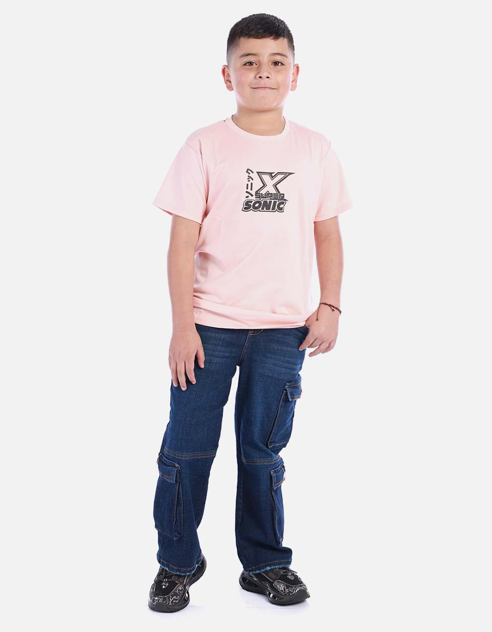 Camiseta para niño estampada conejo