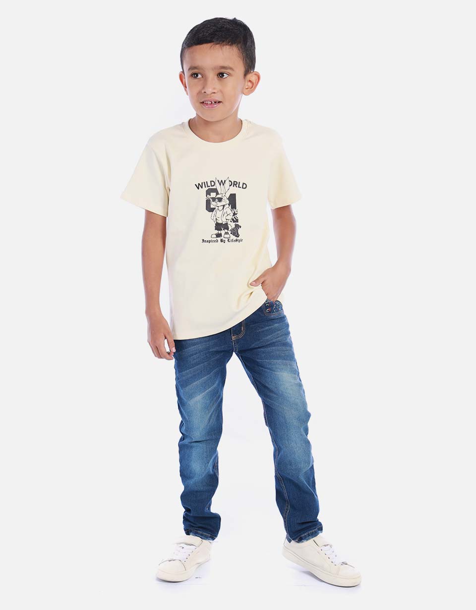Camiseta para niño estampado Sonic