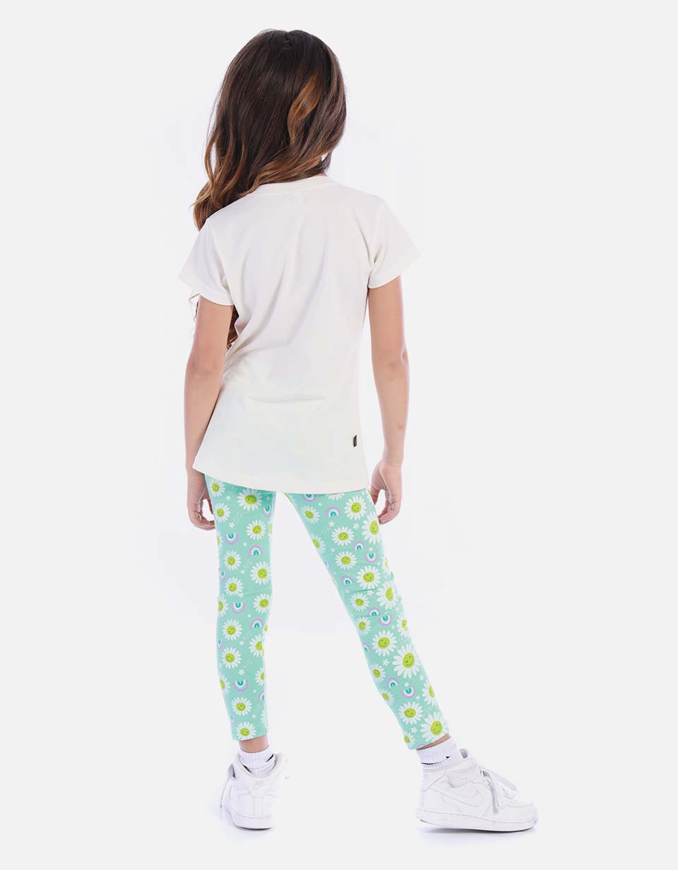 Conjunto De Leggins Y Camiseta Para Niña Para Niña