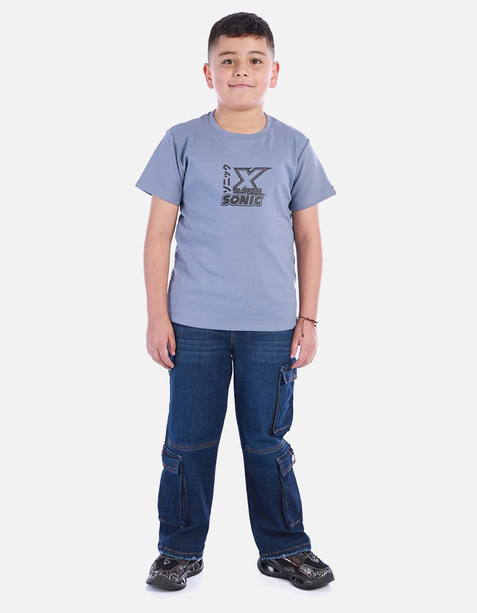 Camiseta para niño estampada conejo