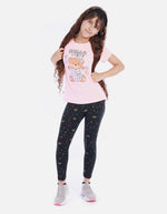 Conjunto De Leggins Y Camiseta Para Niña Para Niña