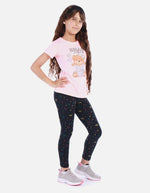 Conjunto De Leggins Y Camiseta Para Niña Para Niña