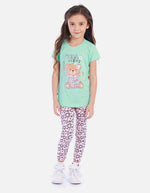 Conjunto De Leggins Y Camiseta Para Niña Para Niña