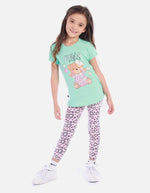 Conjunto De Leggins Y Camiseta Para Niña Para Niña