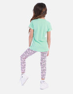 Conjunto De Leggins Y Camiseta Para Niña Para Niña