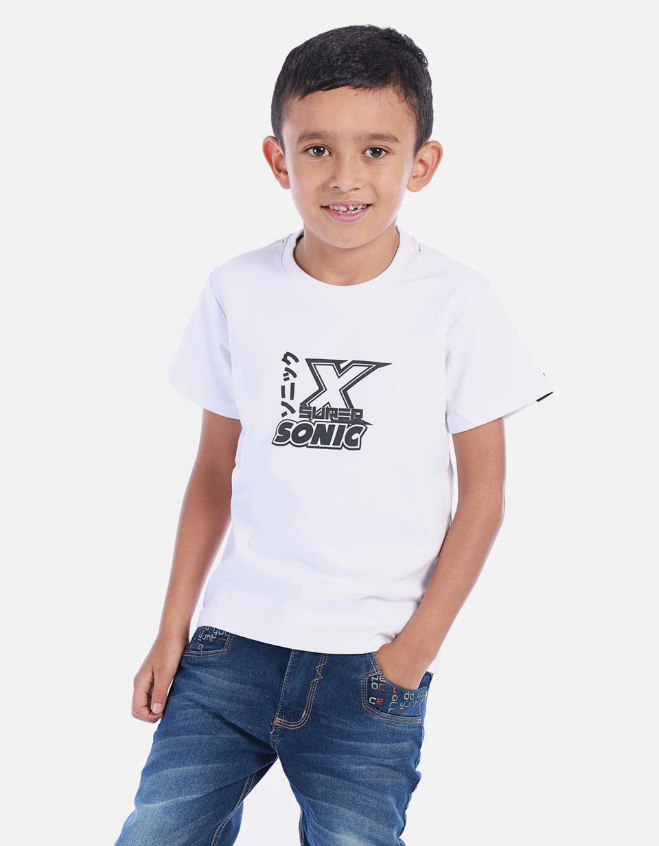 Camiseta para niño estampada conejo