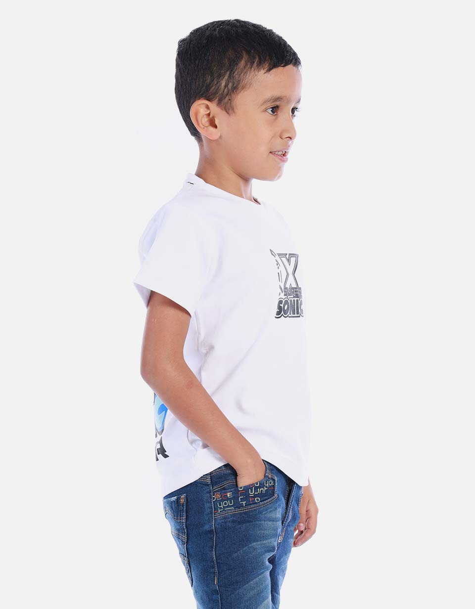 Camiseta para niño estampada conejo