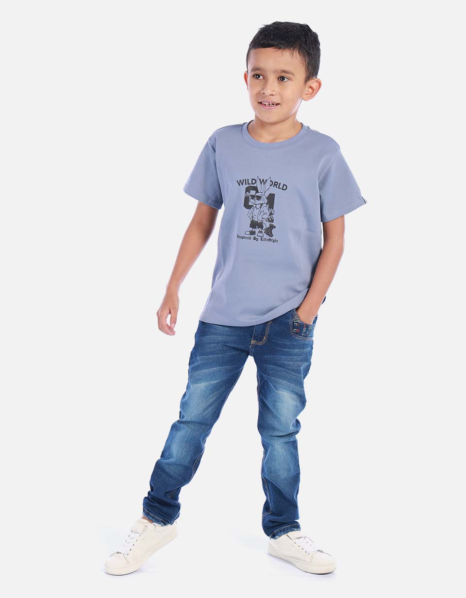 Camiseta para niño estampado Sonic