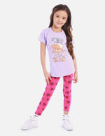 Conjunto De Leggins Y Camiseta Para Niña Para Niña