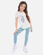 Conjunto De Leggins Y Camiseta Para Niña Para Niña