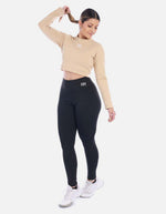 Camiseta Manga Larga Crop