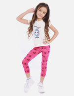Conjunto De Leggins Y Camiseta Para Niña Para Niña