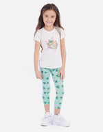 Conjunto De Leggins Y Camiseta Para Niña Para Niña