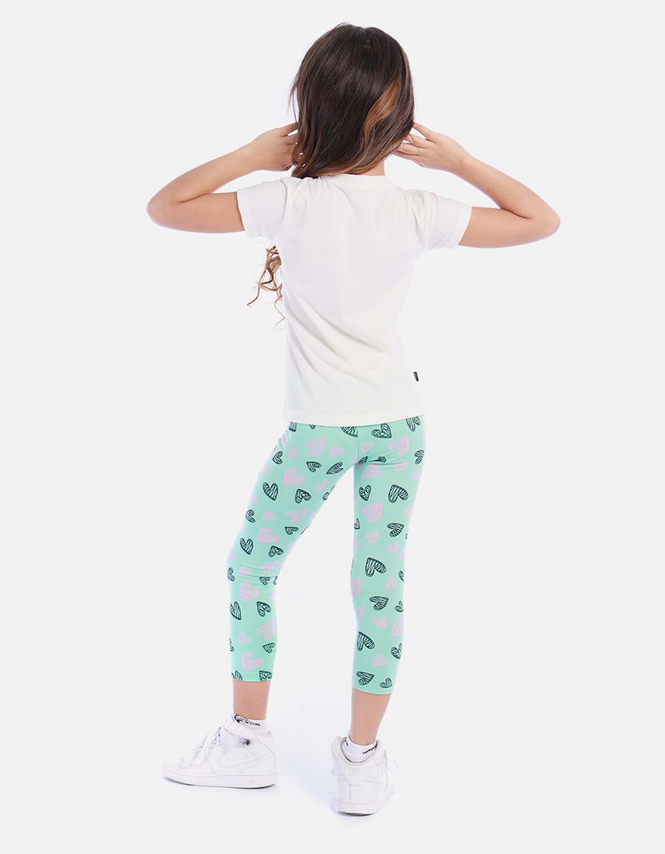 Conjunto De Leggins Y Camiseta Para Niña Para Niña