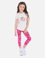 Conjunto De Leggins Y Camiseta Para Niña Para Niña