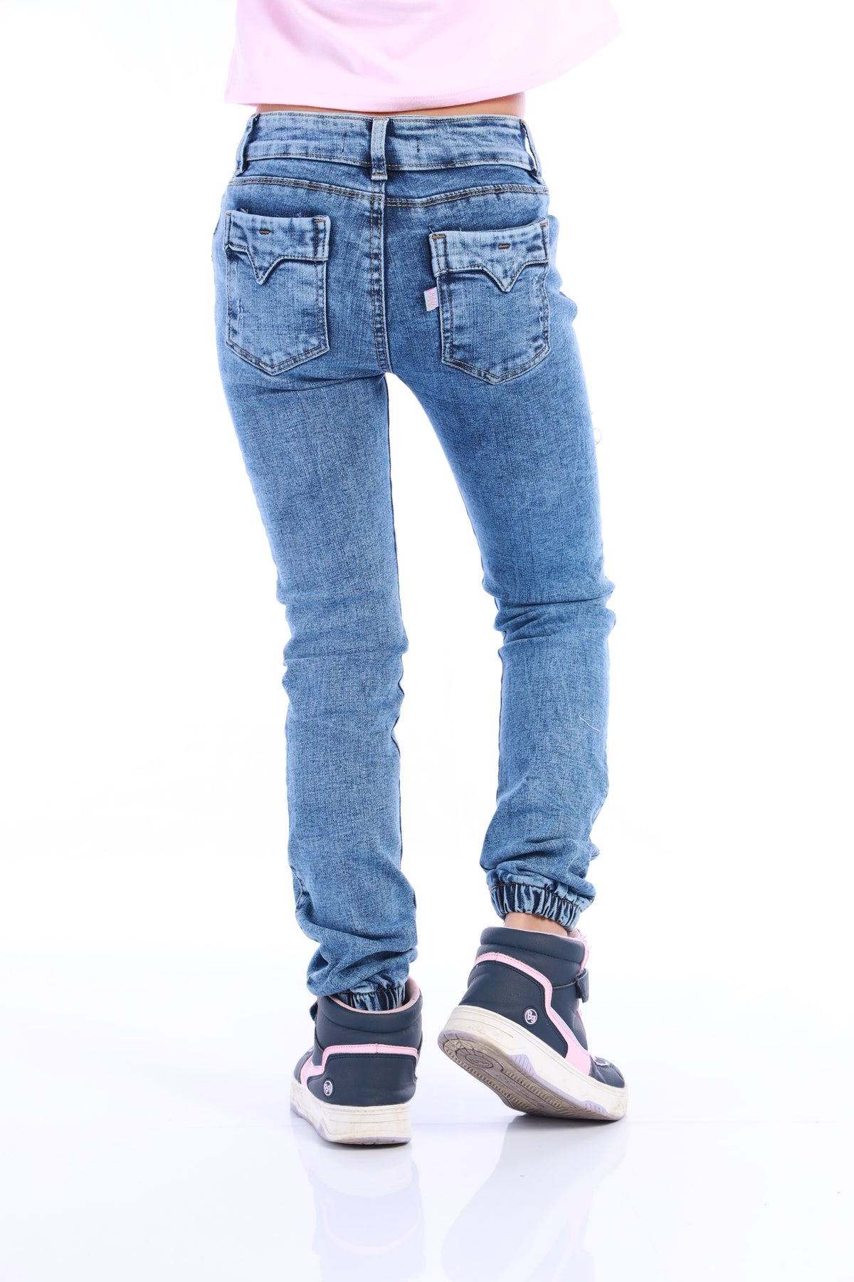 Jean bota recta para niña